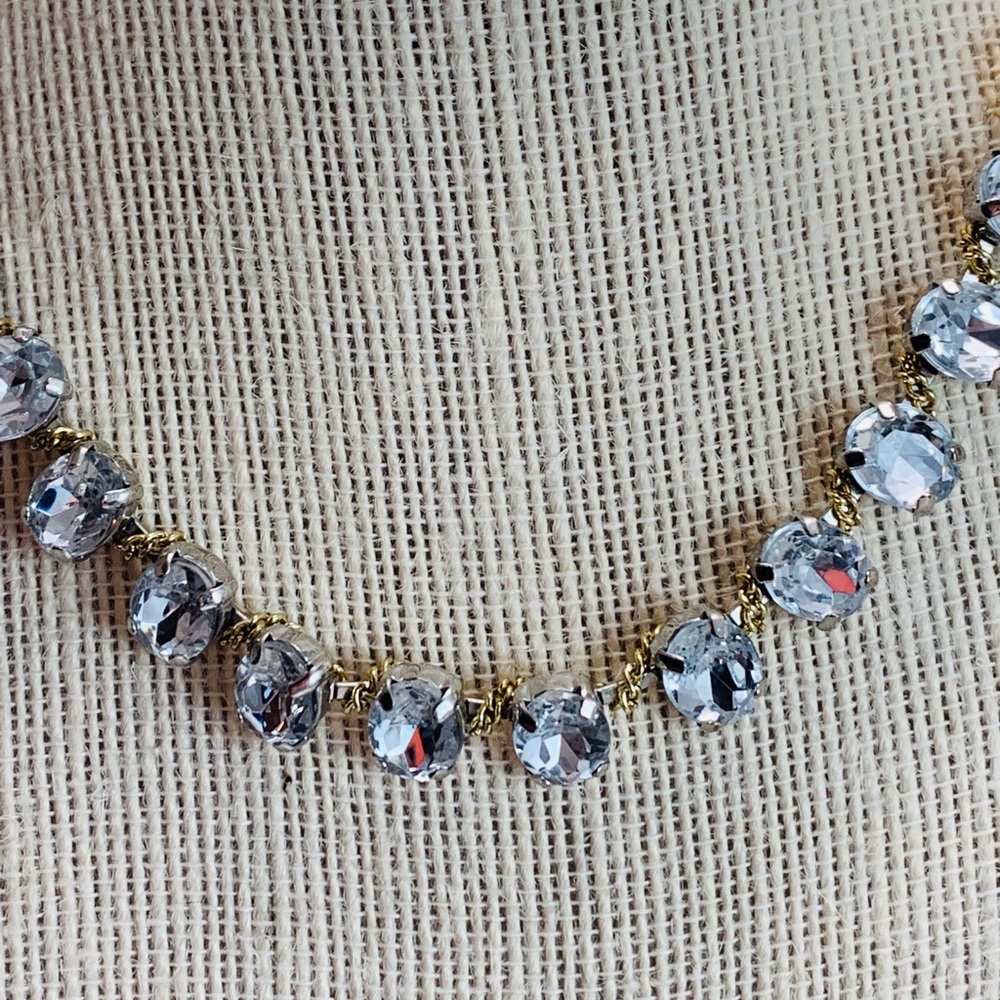 American Eagle outfitters gold rhinestone necklace